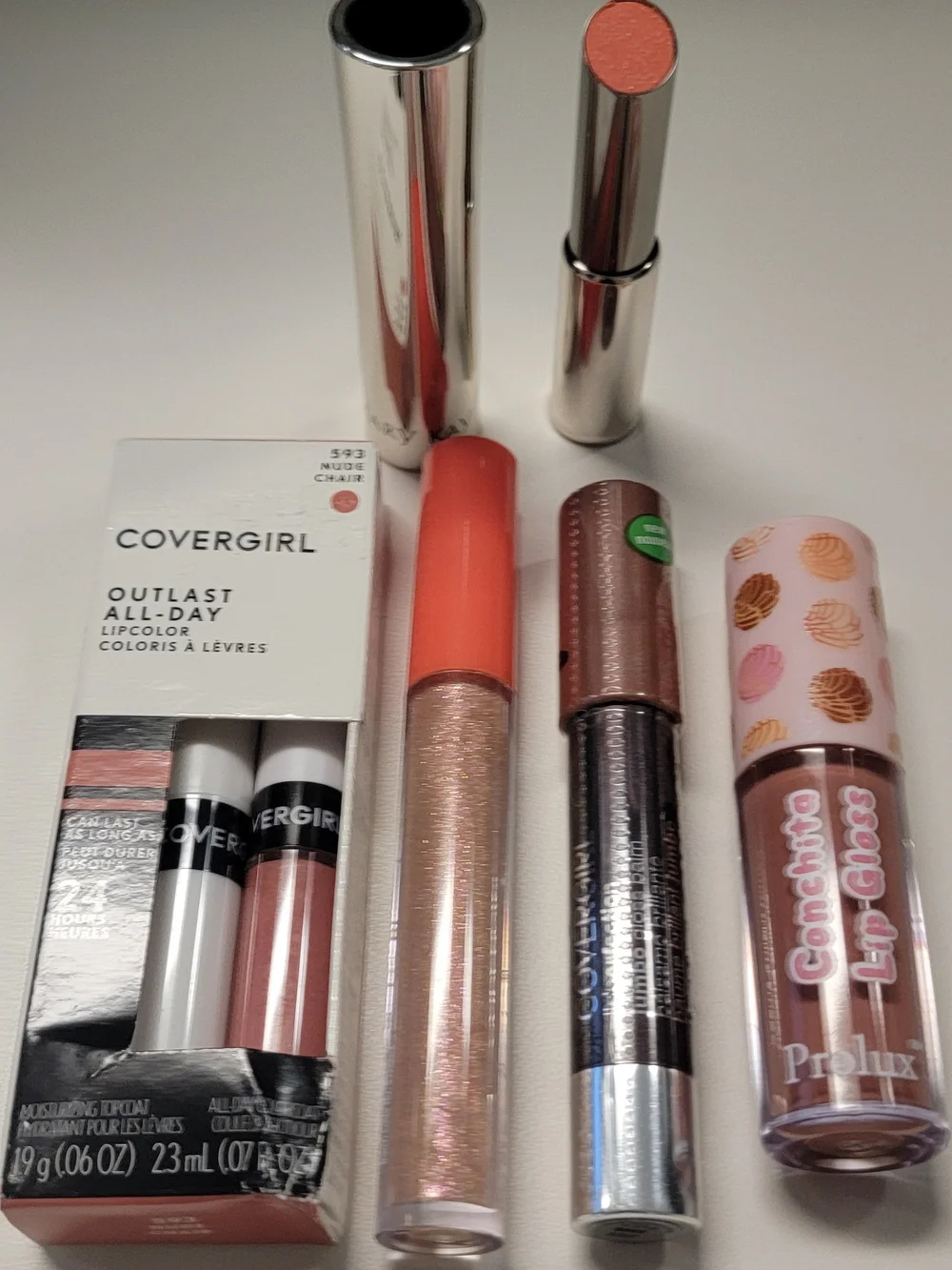 Peachy Coral Lipstick & Gloss Bundle